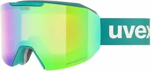 UVEX Evidnt Attract Proton Mat Mirror Green/Contrastview Orange Lasergold Lite Masques de ski