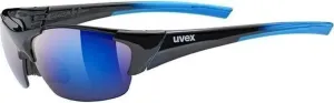 UVEX Blaze lll Black Blue/Mirror Blue Lunettes vélo