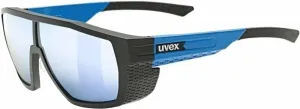 UVEX MTN Style P Black/Blue Matt/Polarvision Mirror Blue Lunettes de soleil Outdoor