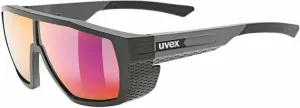 UVEX MTN Style P Black/Grey Matt/Polarvision Mirror Red Lunettes de soleil Outdoor