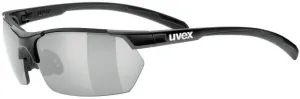 UVEX Sportstyle 114 Black Mat/Litemirror Orange/Litemirror Silver/Clear Lunettes vélo
