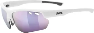 UVEX Sportstyle 115 White Mat/Clear/Orange/Pink