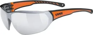 UVEX Sportstyle 204 Black/Orange/Silver Mirrored Lunettes vélo