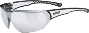 UVEX Sportstyle 204 Black White/Silver Mirrored Lunettes vélo