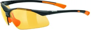 UVEX Sportstyle 223 Black/Orange/Litemirror Orange Lunettes vélo