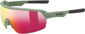 UVEX Sportstyle 227 Olive Mat/Mirror Red Lunettes vélo