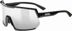UVEX Sportstyle 235 Black/Silver Mirrored Lunettes vélo