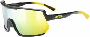UVEX Sportstyle 235 Sunbee/Black Matt/Mirror Yellow Lunettes vélo