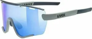 UVEX Sportstyle 236 Set Rhino Deep Space Mat/Blue Mirrored Lunettes vélo