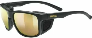 UVEX Sportstyle 312 Black Mat Gold/Mirror Gold Lunettes de soleil Outdoor