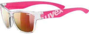 UVEX Sportstyle 508 Clear Pink/Mirror Red Lunettes de vue