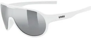 UVEX Sportstyle 512 White/Silver Mirrored Lunettes vélo