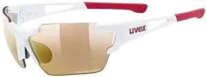 UVEX Sportstyle 803 Race CV V Small White Mat/Red Lunettes vélo