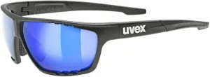 UVEX Sportstyle 706 Black Matt/Mirror Blue Lunettes de sport