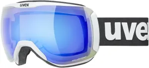 UVEX Downhill 2100 CV White Mat/Mirror Blue/CV Green Masques de ski
