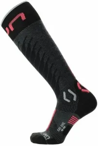 UYN Lady Ski One Merino Socks Anthracite/Pink 35-36 Chaussettes de ski
