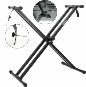 Veles-X Security Double X Keyboard Stand Noir