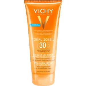 Vichy Idéal Soleil gel de lait ultra-fondant pour peaux mouillées ou sèches SPF 30 200 ml