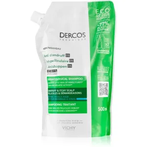 Vichy Dercos Anti-Dandruff shampoing antipelliculaire pour cheveux normaux à gras recharge 500 ml