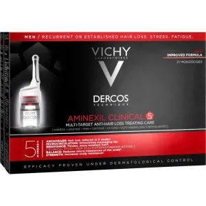 Vichy Dercos Aminexil Clinical 5 soin ciblé anti-chute pour homme 21 x 6 ml #109405