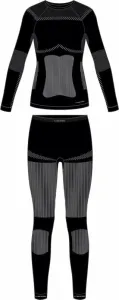 Viking Ilsa Lady Set Thermal Underwear Black/Grey L Sous-vêtements thermiques