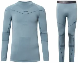 Viking Gary Turtle Neck Set Base Layer Grey M Sous-vêtements thermiques