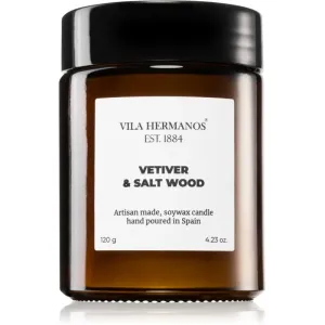Vila Hermanos Apothecary Vetiver & Salt Wood bougie parfumée 120 g