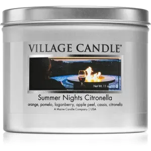 Village Candle Summer Nights Citronella bougie parfumée en métal 311 g