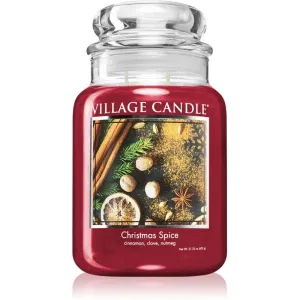 Village Candle Christmas Spice bougie parfumée (Glass Lid) 602 g