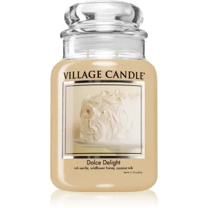 Village Candle Dolce Delight bougie parfumée (Glass Lid) 602 g