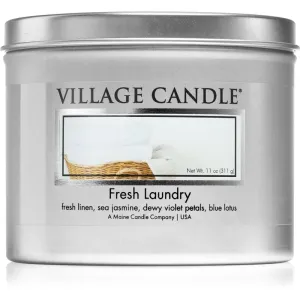 Village Candle Fresh Laundry bougie parfumée en métal 311 g