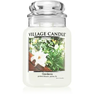 Village Candle Gardenia bougie parfumée (Glass Lid) 602 g