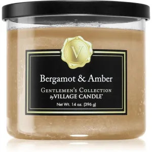 Village Candle Gentlemen's Collection Bergamot & Amber bougie parfumée 369 g