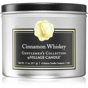 Village Candle Gentlemen's Collection Cinnamon & Whiskey bougie parfumée en métal 311 g
