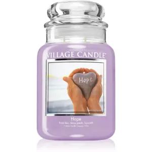 Village Candle Hope bougie parfumée (Glass Lid) 602 g