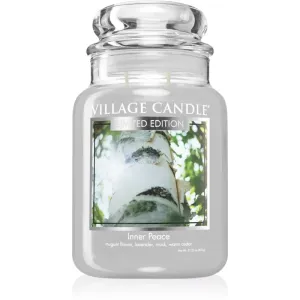 Village Candle Inner Peace bougie parfumée (Glass Lid) 602 g