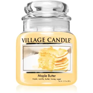 Village Candle Maple Butter bougie parfumée (Glass Lid) 389 g