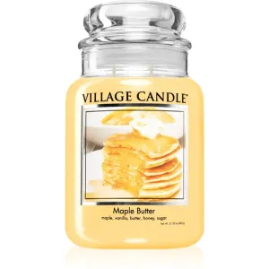 Village Candle Maple Butter bougie parfumée (Glass Lid) 602 g