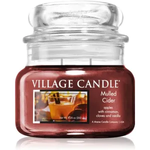 Village Candle Mulled Cider bougie parfumée (Glass Lid) 262 g