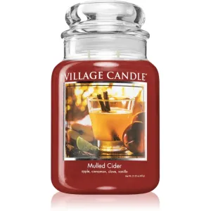Village Candle Mulled Cider bougie parfumée (Glass Lid) 602 g