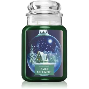 Village Candle Peace on Earth bougie parfumée (Glass Lid) 602 g
