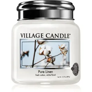 Village Candle Pure Linen bougie parfumée (Metal Lid) 389 g