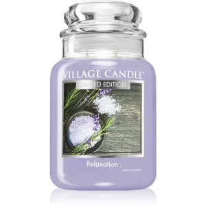 Village Candle Relaxation bougie parfumée (Glass Lid) 602 g