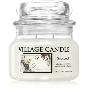 Village Candle Snoconut bougie parfumée (Glass Lid) 262 g