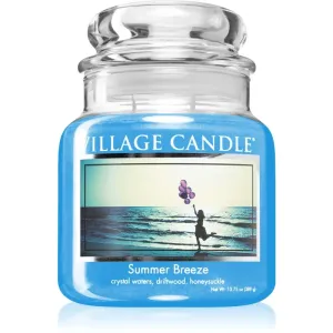 Village Candle Summer Breeze bougie parfumée (Glass Lid) 389 g