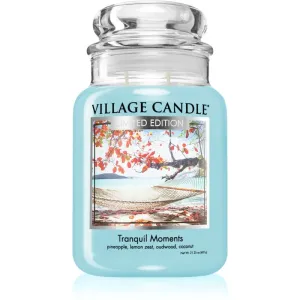 Village Candle Tranquil Moments bougie parfumée (Glass Lid) 602 g