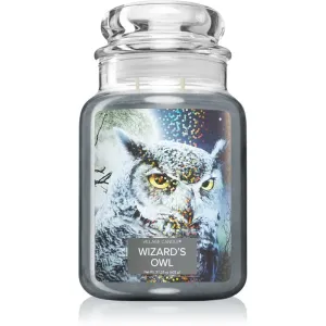 Village Candle Wizard´s owl bougie parfumée (Glass Lid) 602 g