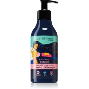 Vis Plantis Gift of Nature après-shampoing fortifiant pour cheveux fins ou clairsemés 300 ml