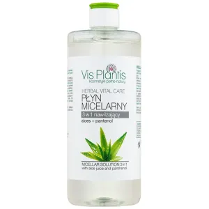 Vis Plantis Herbal Vital Care Aloe Juice & Panthenol eau micellaire 3 en 1 au jus d'aloe et panthénol 500 ml #114035