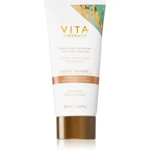 Vita Liberata Fabulous Gradual Tanning Lotion crème autobronzante transparente corps 200 ml